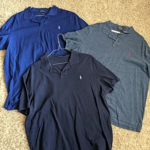 Lot of 3 Ralph Lauren Polos